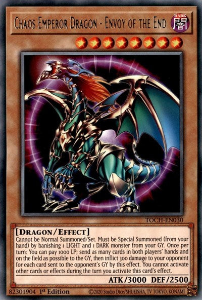 Chaos Emperor Dragon - Envoy of the End [TOCH-EN030] Rare