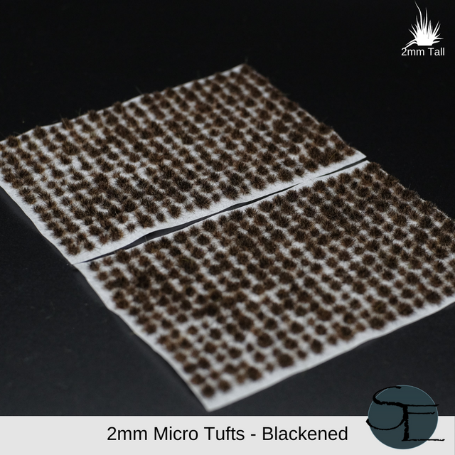 Shadow's Edge Tufts - 2mm Micro Self-Adhesive Tufts: Blackened