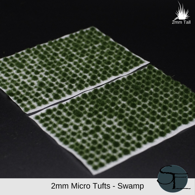 Shadow's Edge Tufts - 2mm Micro Self-Adhesive Tufts: Swamp