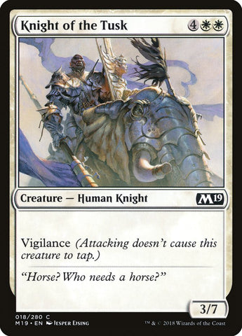 Knight of the Tusk [Core Set 2019]