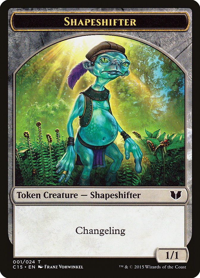 Shapeshifter // Shapeshifter Double-Sided Token [Commander 2015 Tokens]