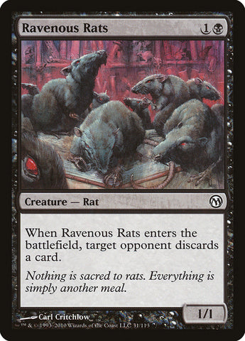 Ravenous Rats [Duels of the Planeswalkers]