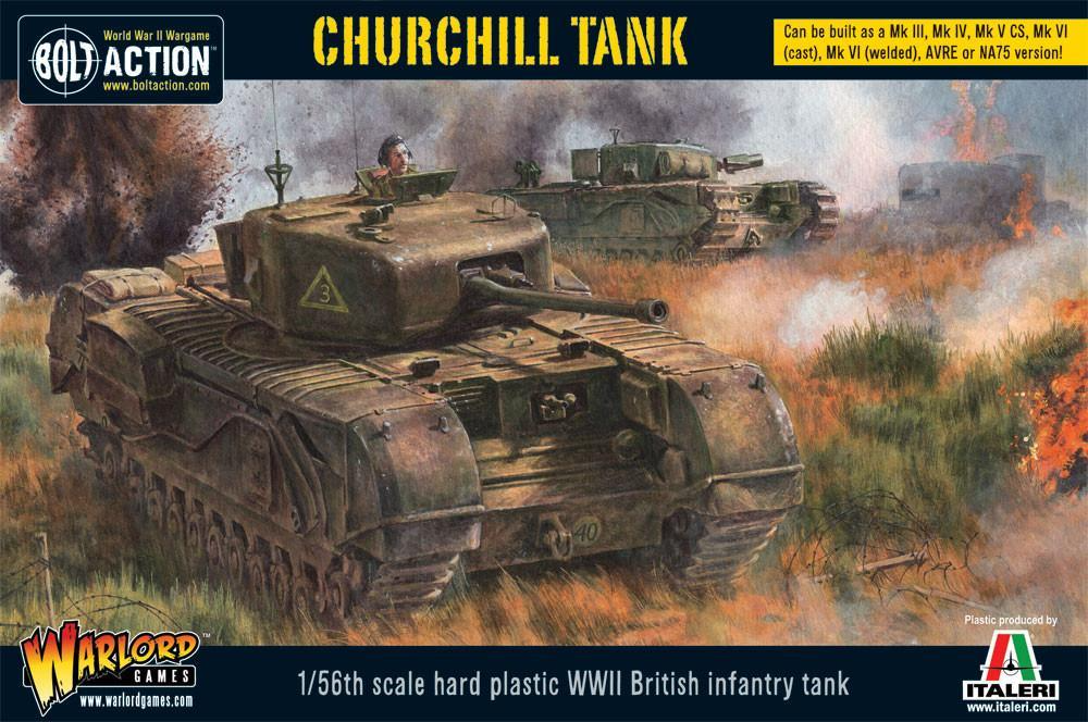 Bolt Action - Churchill Tank (Plastic)