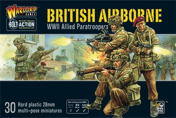 Bolt Action - British Airborne WWII Allied Paratroopers