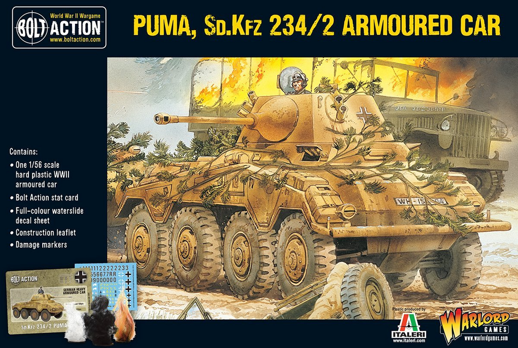 Bolt Action - Puma, Sd.Kfz 234/2 Armoured Car