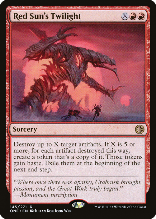 Red Sun's Twilight [Phyrexia: All Will Be One]