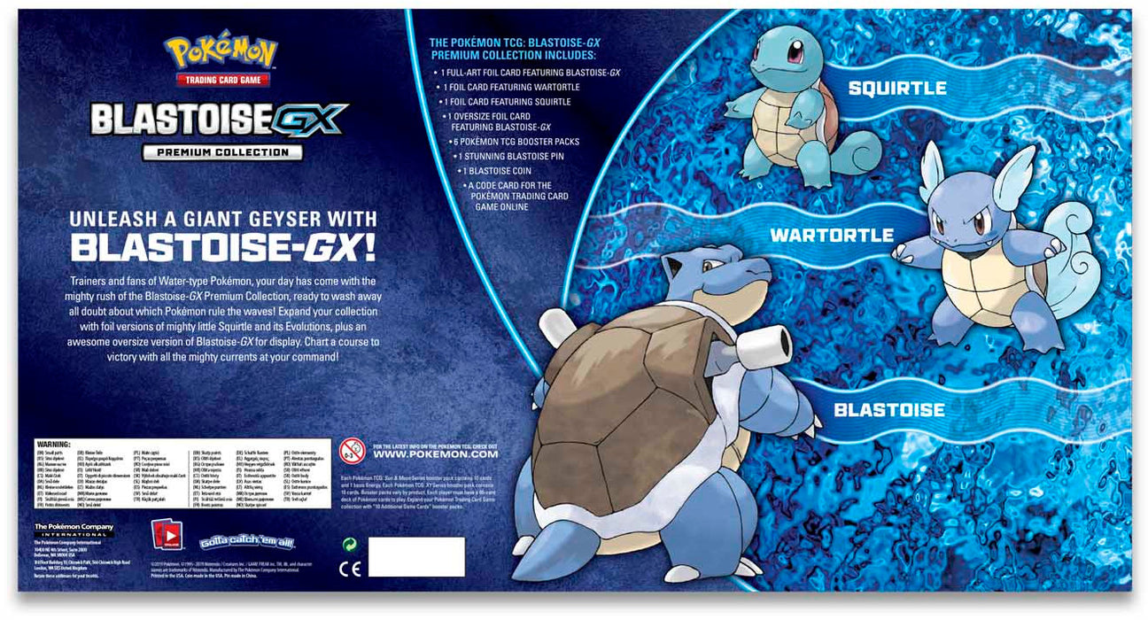 Blastoise GX Premium Collection