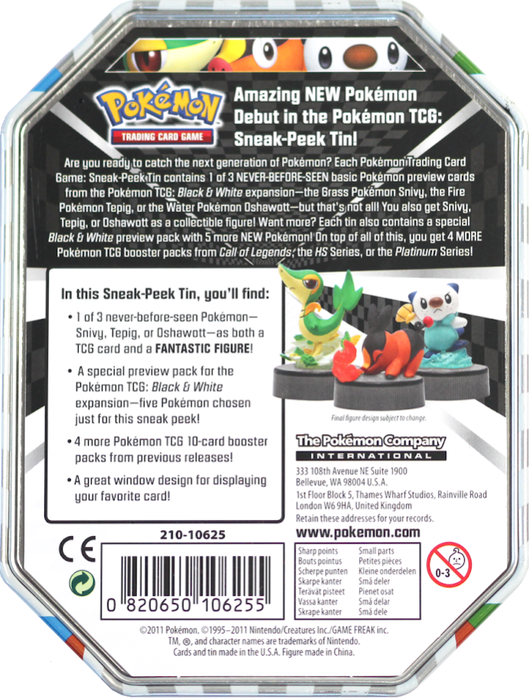 Black & White - Sneak-Peek Tin (Tepig)