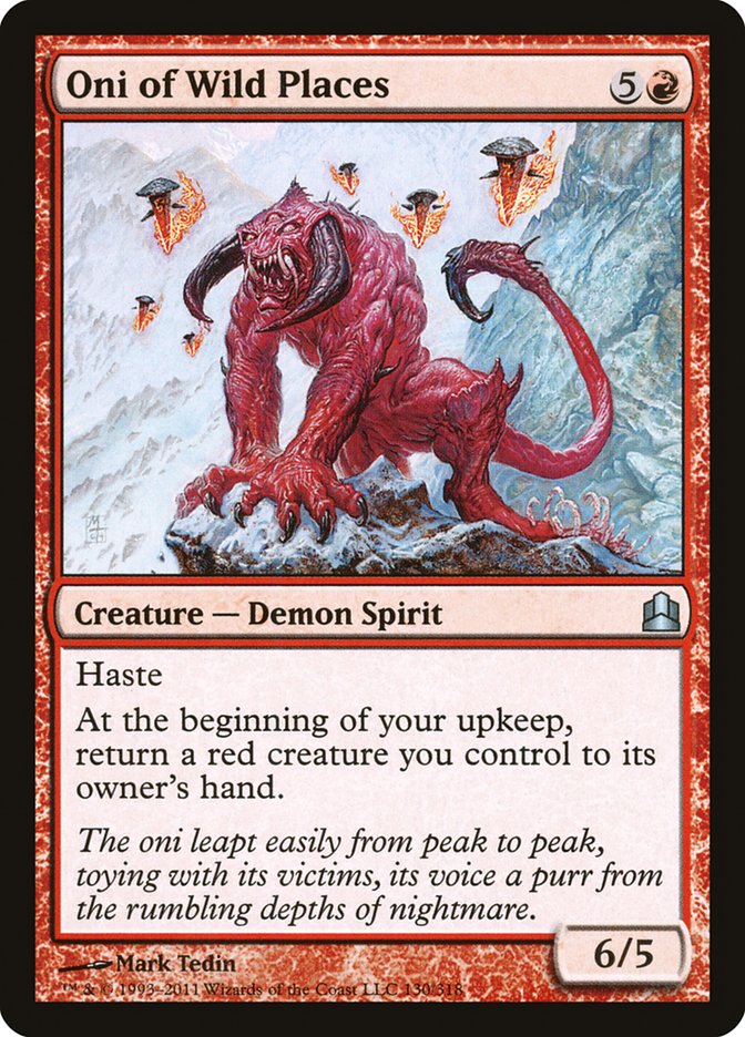 Oni of Wild Places [Commander 2011]