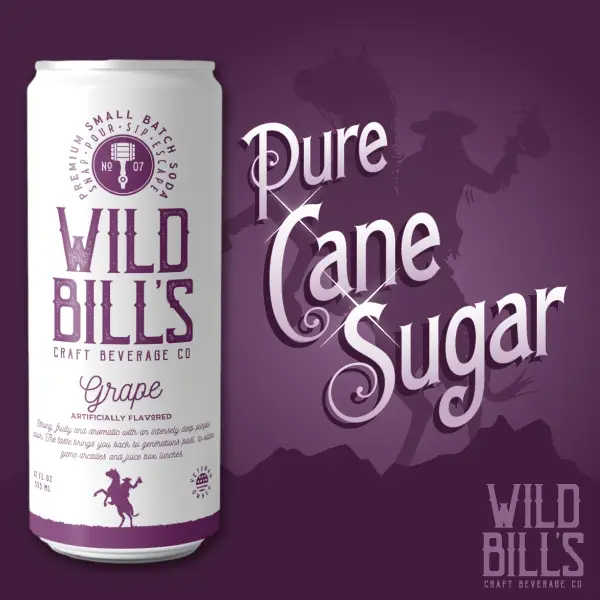 Wild Bill's Soda - Grape