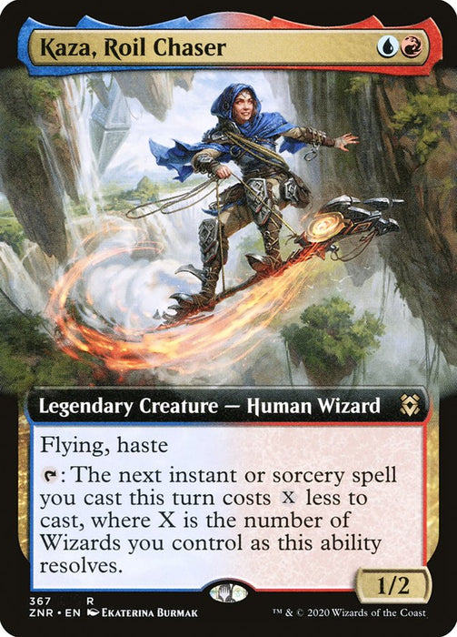 Kaza, Roil Chaser (Extended) [Zendikar Rising]