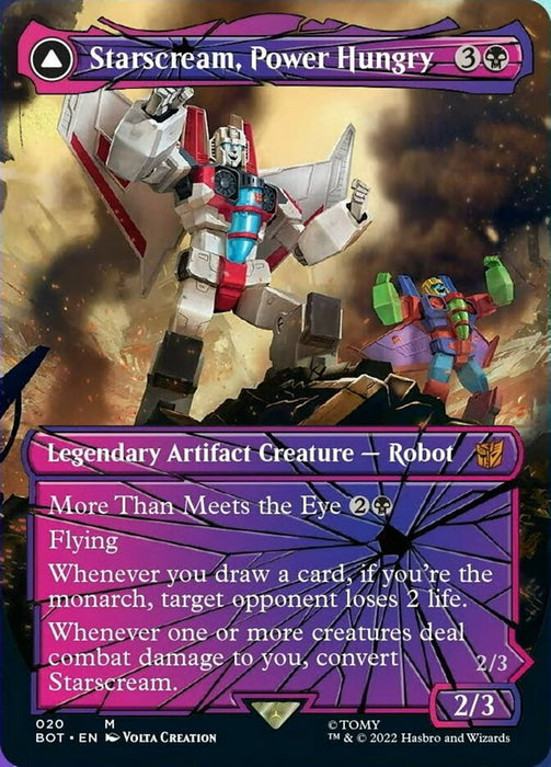 Starscream, Power Hungry // Starscream, Seeker Leader (Shattered Glass) [Universes Beyond: Transformers]