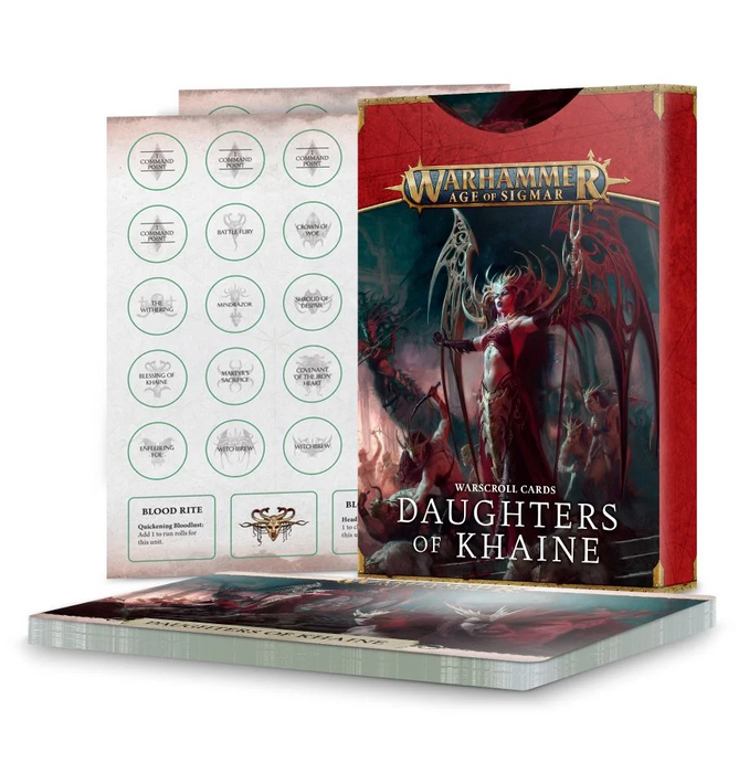 Daughters of Khaine - Warscroll Cards