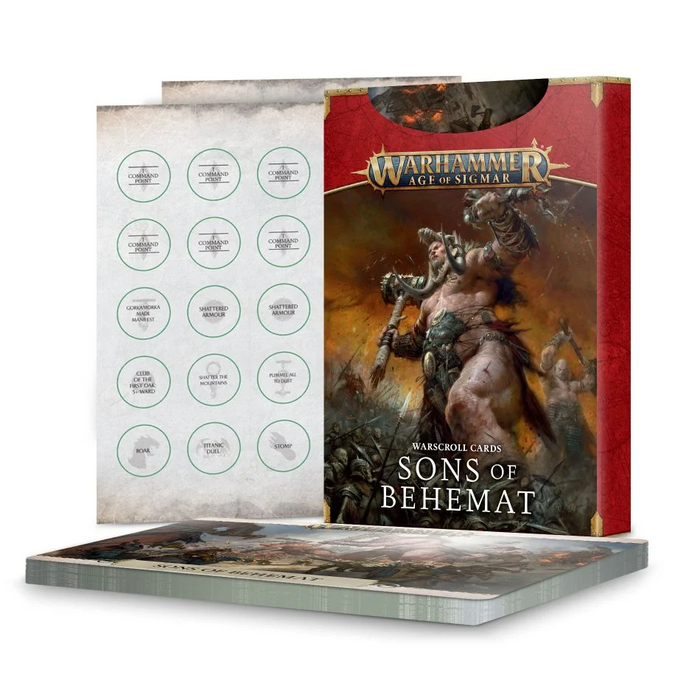 Sons of Behemat - Warscroll Cards