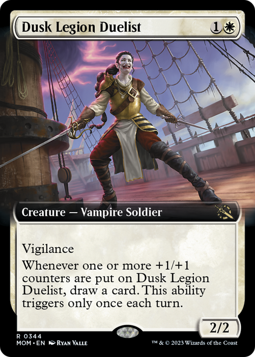 Dusk Legion Duelist (Extended Art) [March of the Machine]