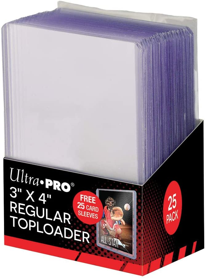 3" x 4" Toploader (25) - Ultra Pro Sleeves