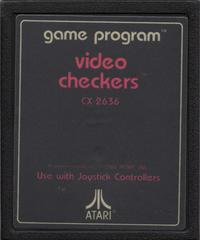 Video Checkers [Text Label] - Atari 2600