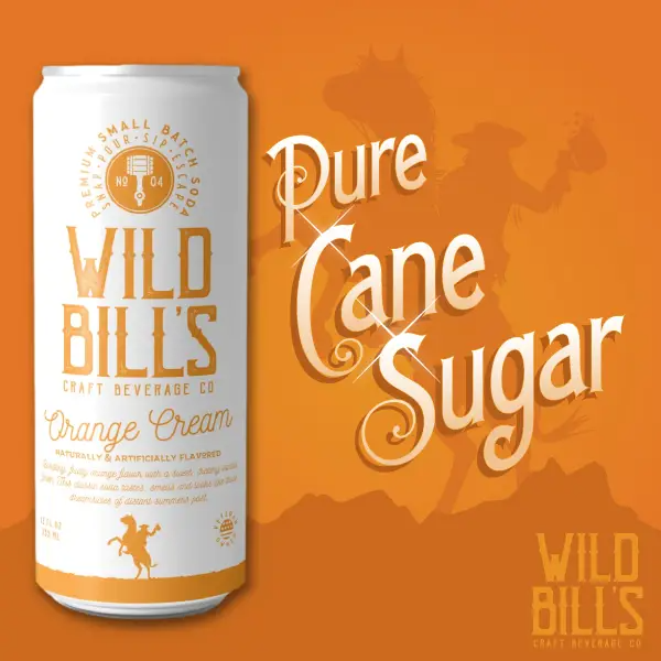 Wild Bill's Soda - Orange Cream