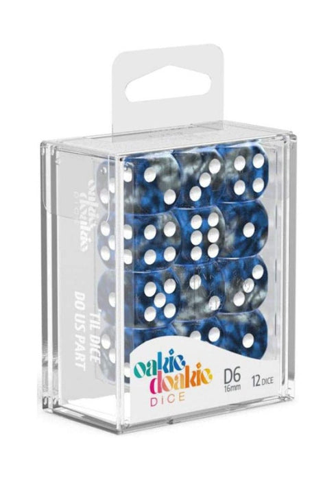 Oakie Doakie - 16mm - 12ct. D6 Gemidice: Liquid Steel
