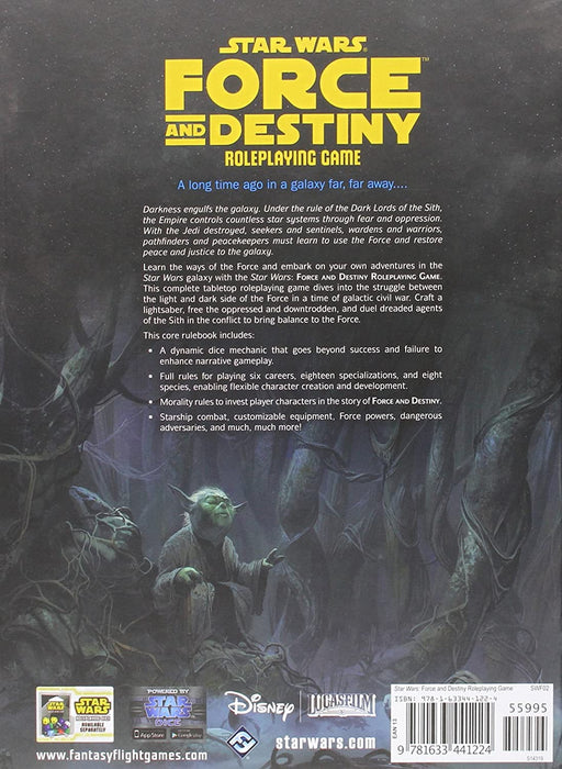 Star Wars: Force and Destiny - Core Rulebook