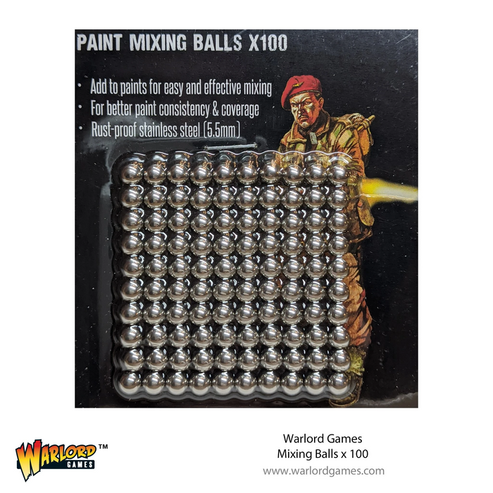 Warlord Games - Paint Mixing Balls x100