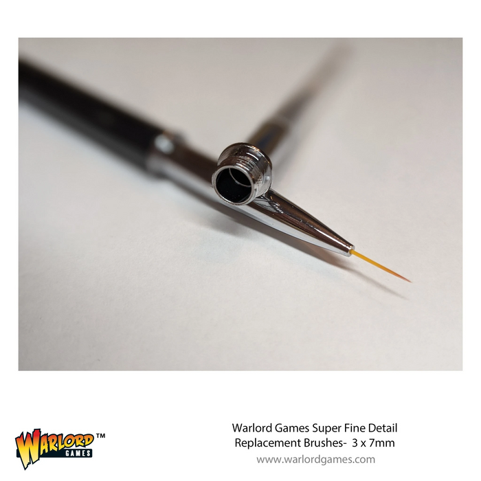 Warlord Games - (3 Pack) 7MM Replacement Brush