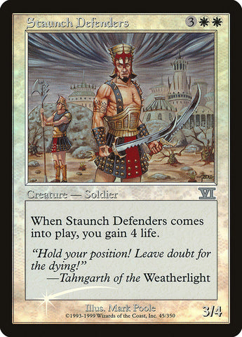 Staunch Defenders [Friday Night Magic 2000]