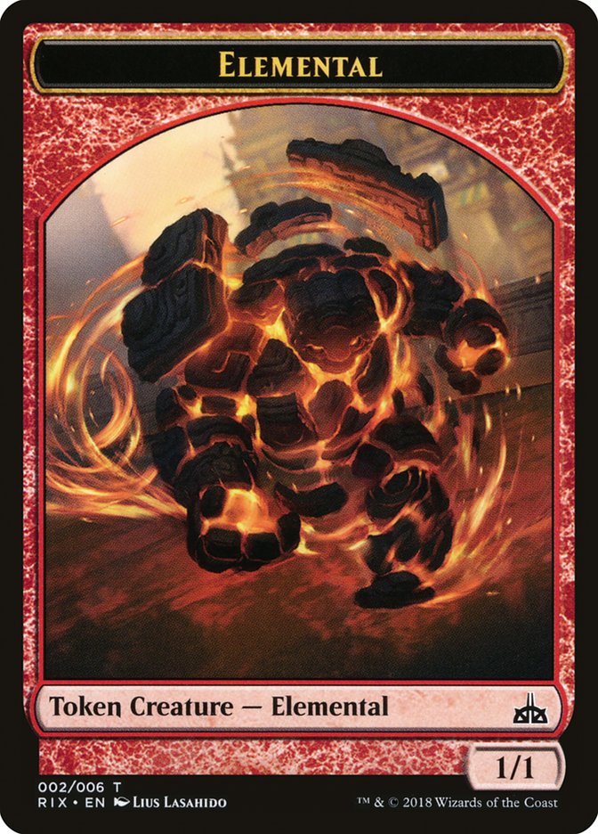 Elemental Token (002/006) [Rivals of Ixalan Tokens]
