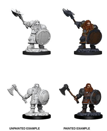 D&D Character - Male Dwarf Fighter