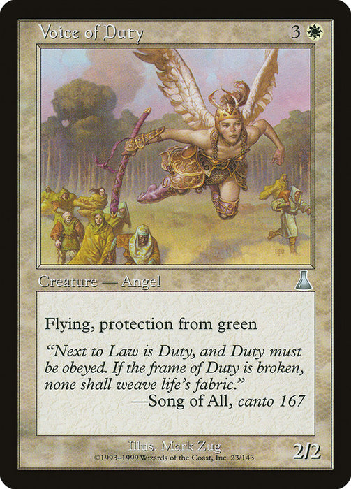 Voice of Duty [Urza's Destiny]