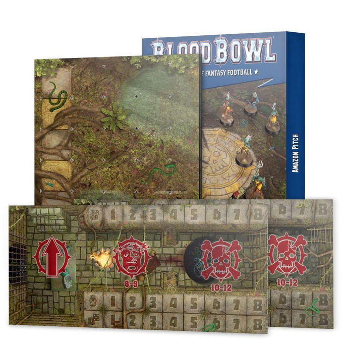 Blood Bowl - Amazon Team Pitch and Dugout