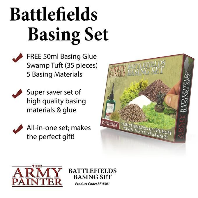 Army Painter: Basing - Battlefields Basing Set
