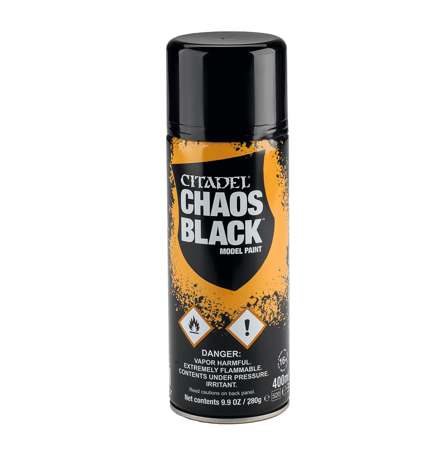 Citadel Paint - Chaos Black Spray