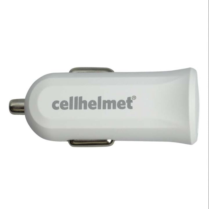 Cellhelmet 2.4 Amp USB Car Charger (White)