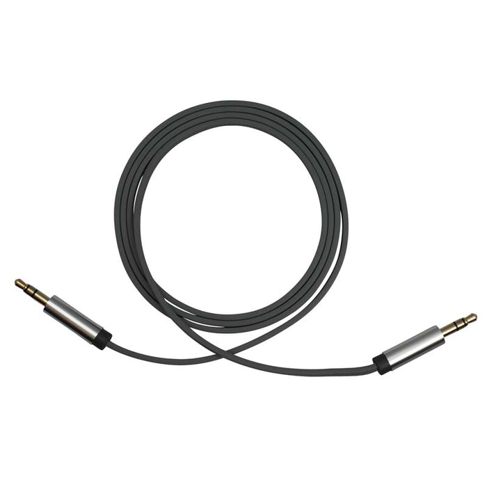 Cellhelmet 3ft 3.5mm Stereo Auxiliary Cable (Gray & Aluminum)