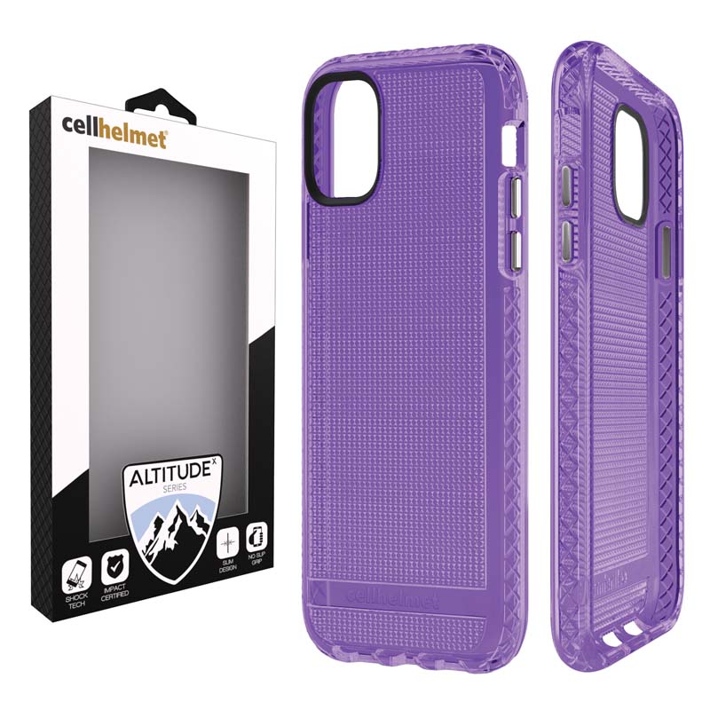 Cellhelmet Altitude X Case for Apple iPhone 11 Pro Max (Purple)