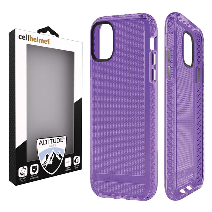 Cellhelmet Altitude X Case for Apple iPhone 11 (Purple)