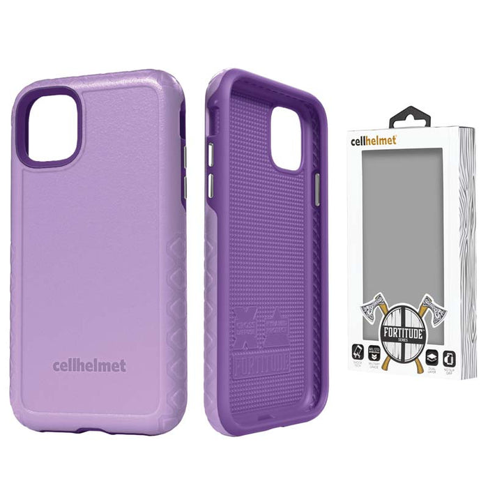 Cellhelmet Fortitude Case for Apple iPhone 11 Pro (Lilac Blossom Purple)