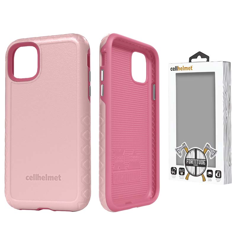 Cellhelmet Fortitude Case for Apple iPhone 11 Pro (Pink Magnolia)