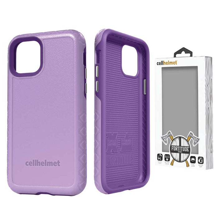 Cellhelmet Fortitude Case for Apple iPhone 11 (Lilac Blossom Purple)