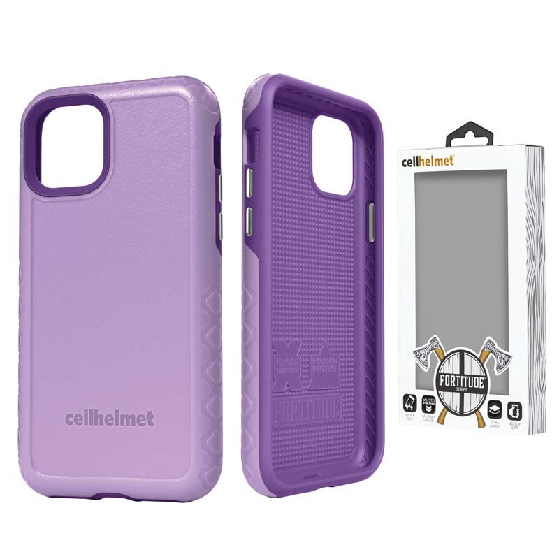 Cellhelmet Fortitude Case for Apple iPhone 6, 6S, 7, & 8 (Lilac Blossom Purple)