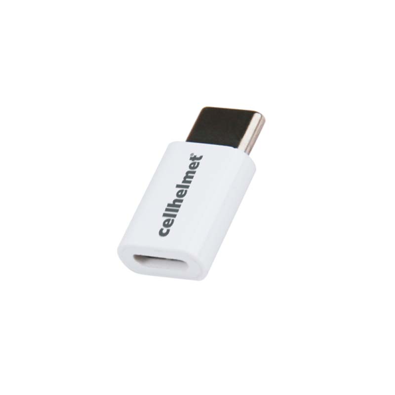Cellhelmet Micro to USB C Adapter (White)