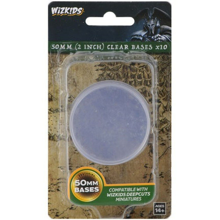 D&D Supplies - Clear 50mm Round Bases (10ct)