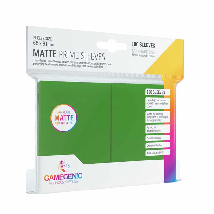 Gamegenic - Matte Prime Card Sleeves: Green