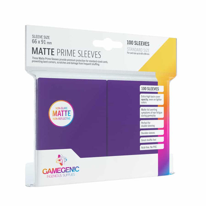 Gamegenic - Matte Prime Card Sleeves: Purple