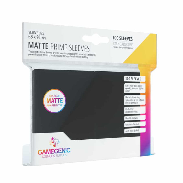 Gamegenic - Matte Prime Card Sleeves: Black