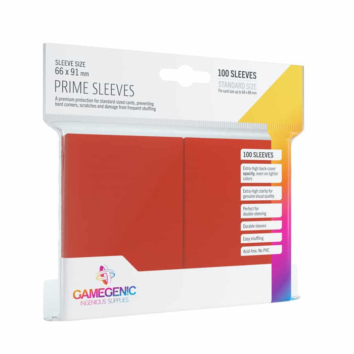Gamegenic - Prime Card Sleeves: Red