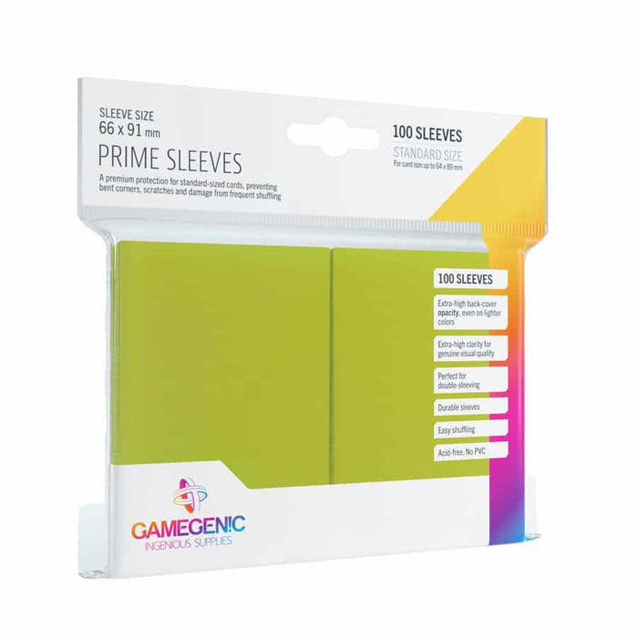 Gamegenic - Prime Card Sleeves: Lime Green