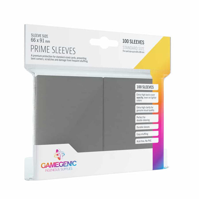 Gamegenic - Prime Card Sleeves: Dark Gray