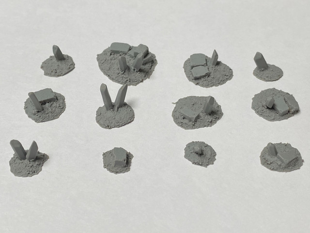 Shadow's Edge Scenic Resin Bases - Druidic Realms Crystal Accents